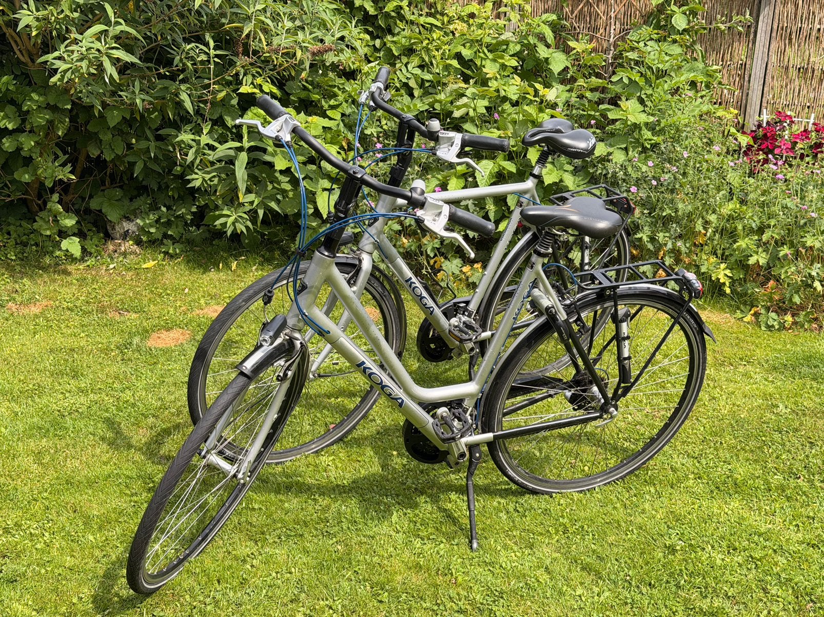 2x Koga Lightspeed Aluminium 7005 – Heren 60  & Dames 59 cm, Fietsen en Brommers, Ophalen, Gebruikt, Velgrem, 56 cm of meer