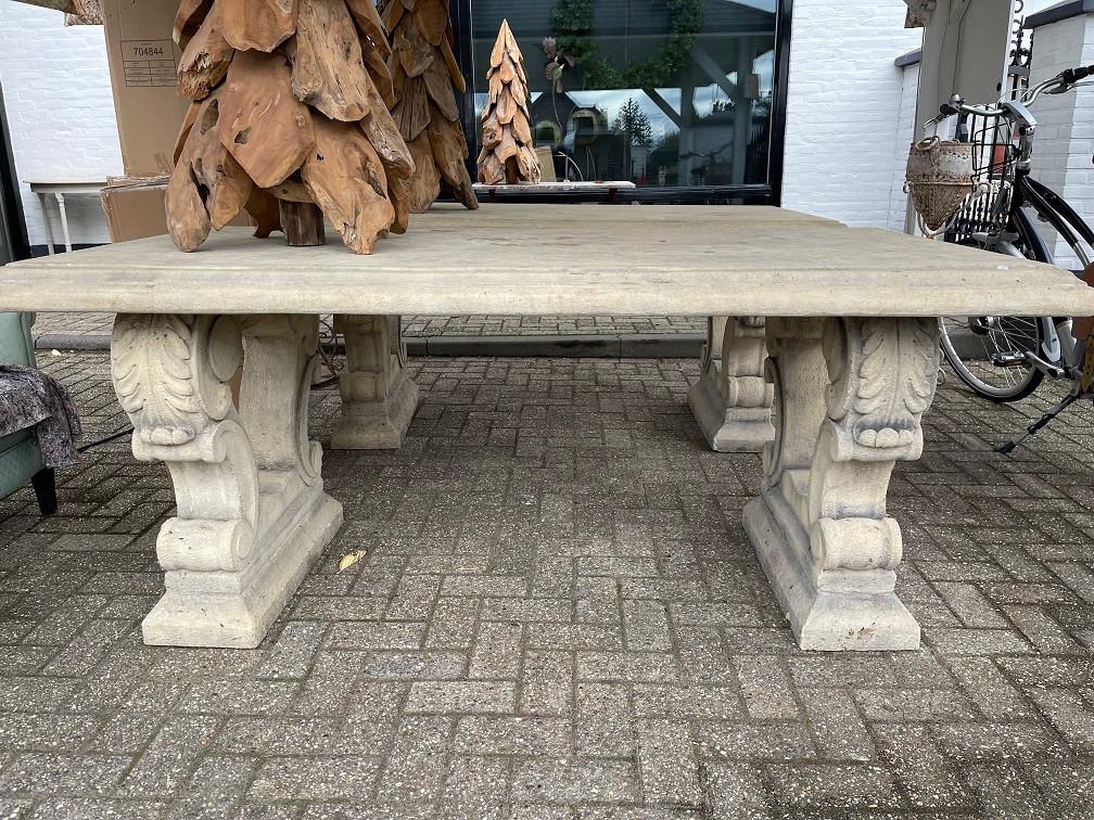 EETTAFEL massief zandsteen TAFEL 183 x 93 x 80 zandstenen, Ophalen
