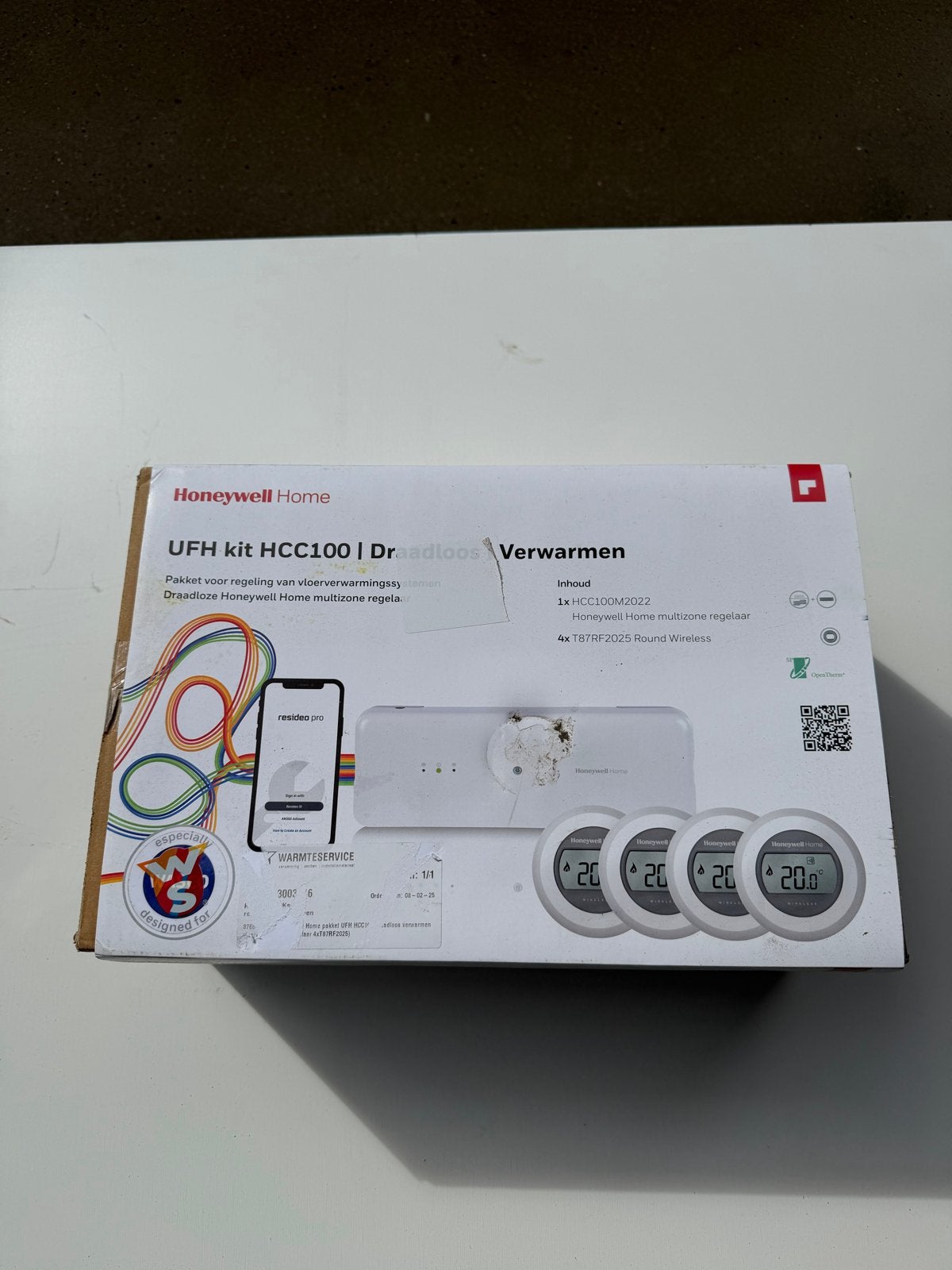 Honeywell Home UFH HCC100 Vloerverwarming Pakket - Nieuw, Doe-het-zelf en Verbouw, Thermostaten, Ophalen, Slimme thermostaat, Nieuw