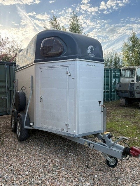 paardentrailer, Ophalen, Gebruikt, Aluminium, 2-paards trailer