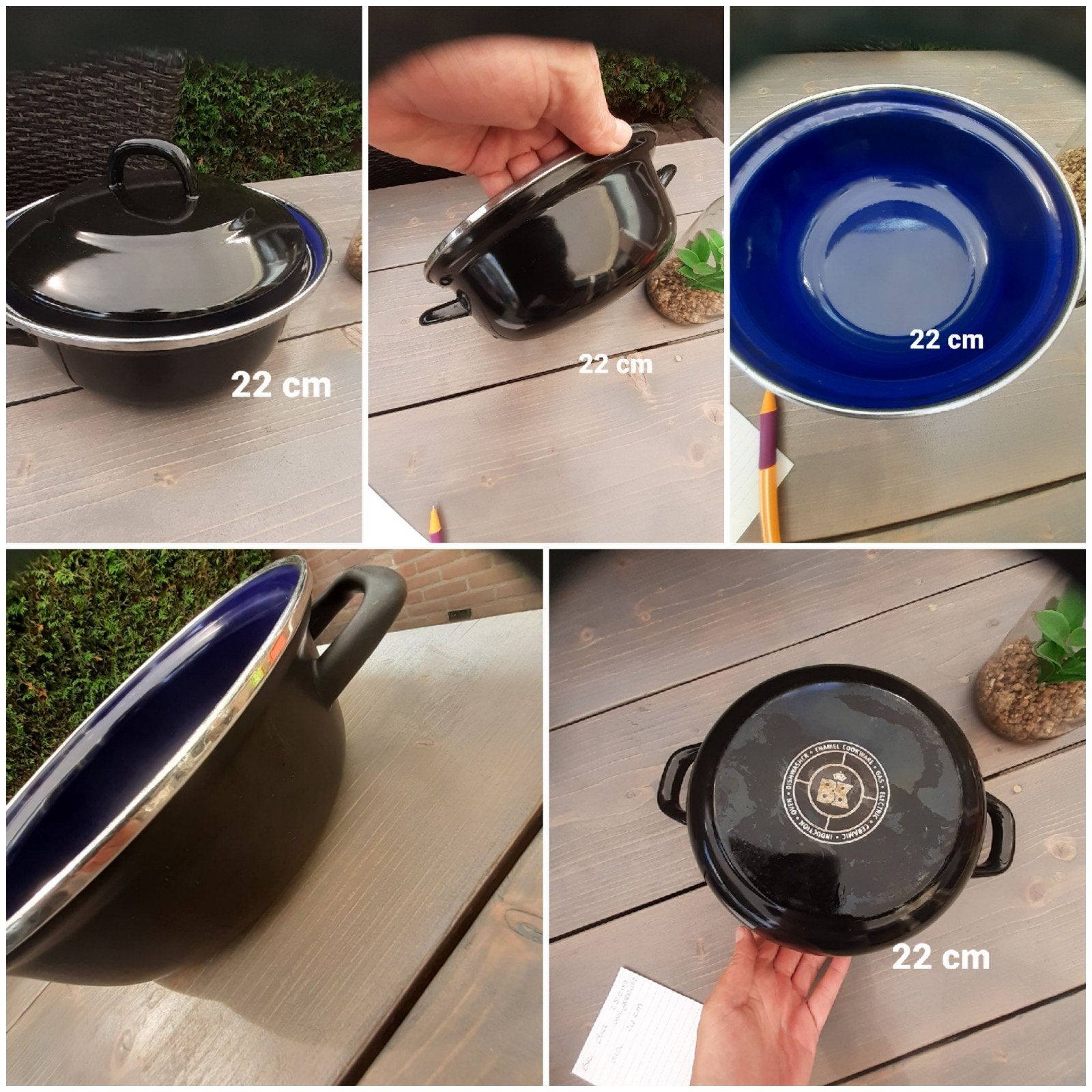 BK braadpan, 22cm, fortalit, Ophalen, Zo goed als nieuw, Gietijzer