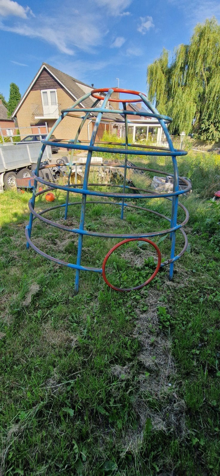 Stevig klimrek voor jarenlang speelplezier, Ophalen, Gebruikt, Klimwand
