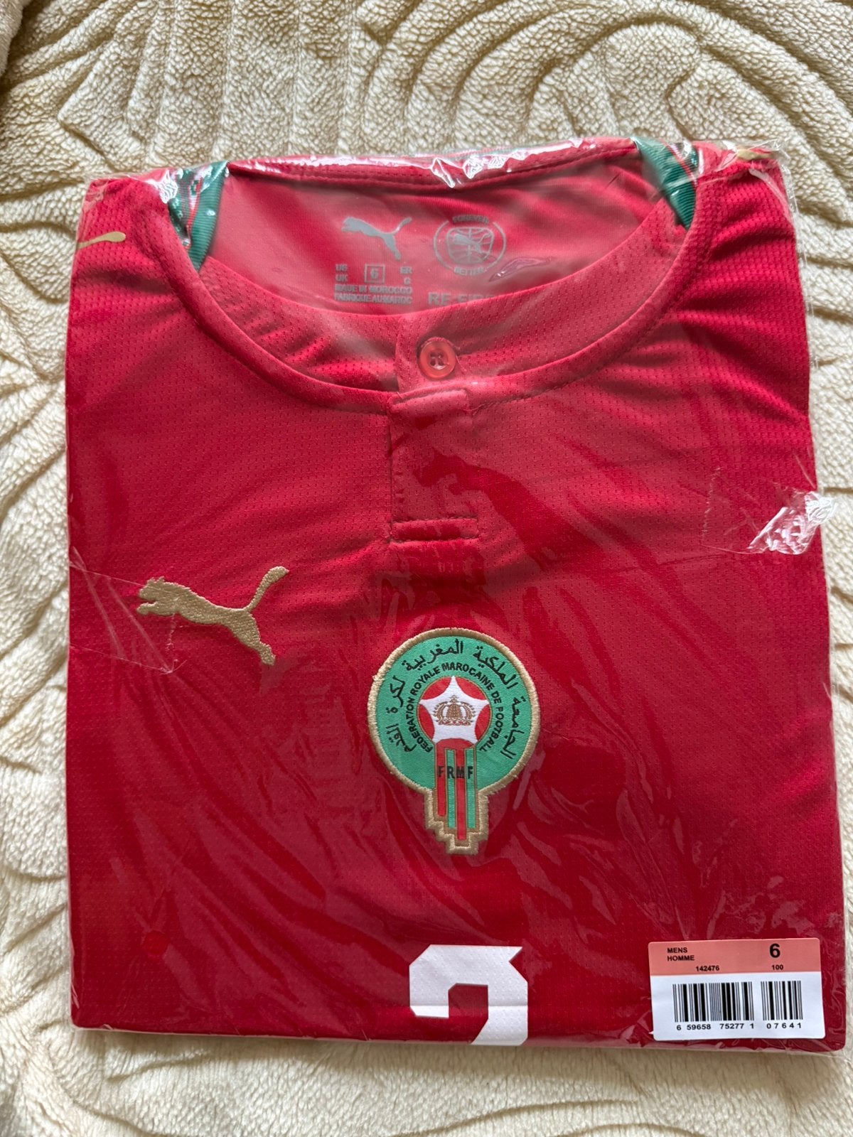 Kinder Marokko voetbal pak rood/groen, Ophalen of Verzenden, Nieuw, Jongen of Meisje, Setje