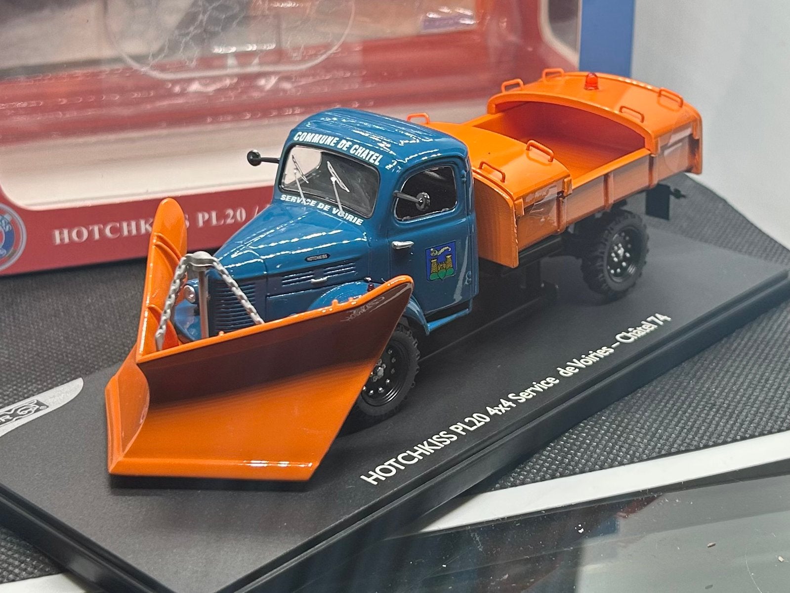 Eligor Hotchkiss PL20 PL50 Sneeuwschuiver 1:43 OVP, Hobby en Vrije tijd, Modelauto's | 1:43, Ophalen of Verzenden, Zo goed als nieuw