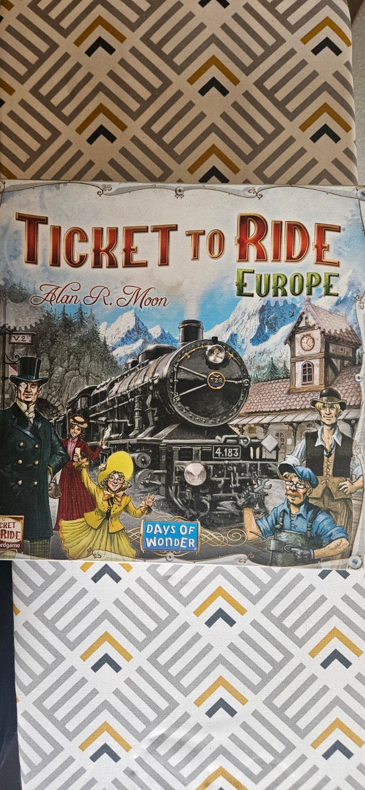 Ticket to Ride Europe & India/Switzerland uitbreiding, Een of twee spelers, Ophalen of Verzenden, Zo goed als nieuw, Days of Wonder