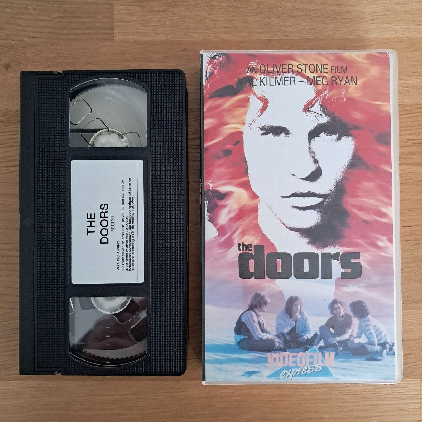 The Doors VHS - Oliver Stone film met Val Kilmer, Cd's en Dvd's, Vanaf 16 jaar, Ophalen of Verzenden, VHS, Nederlands ondertiteld