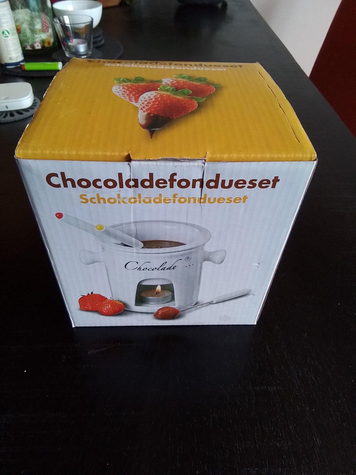 Chocoladefondueset - Nieuw in doos, Ophalen, Overige typen, Nieuw, Steen/keramiek