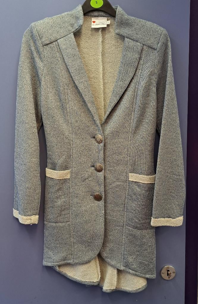 Hart by Helena Hart mooie blazer blauw gemêleerd S 48836