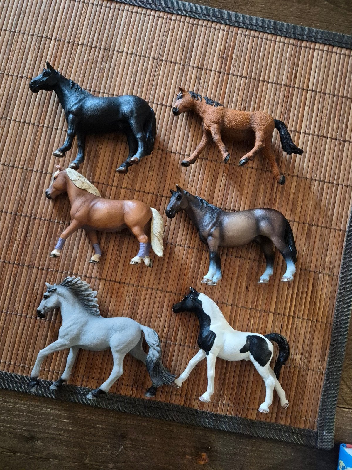 6x Schleich paarden, Ophalen of Verzenden, Zo goed als nieuw, Paard, Beeldje of Figuurtje