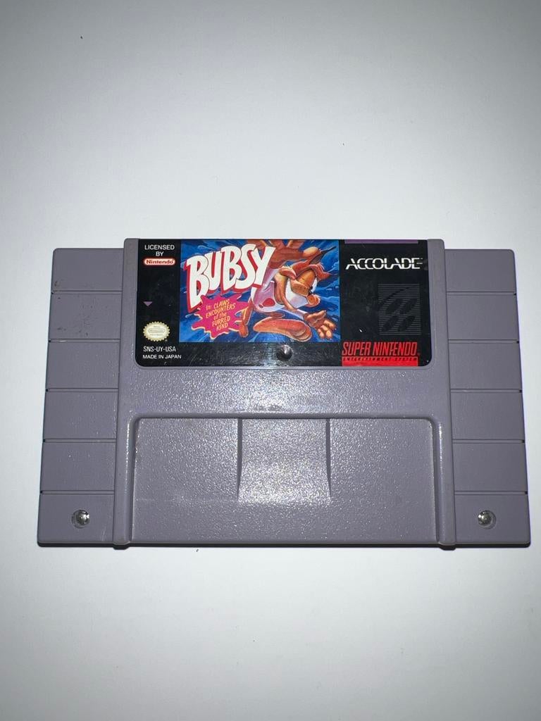 Bubsy NTSC SNES - Klassieke Platformer, Spelcomputers en Games, Games | Nintendo Super NES, Gebruikt, Platform, 1 speler, Vanaf 7 jaar