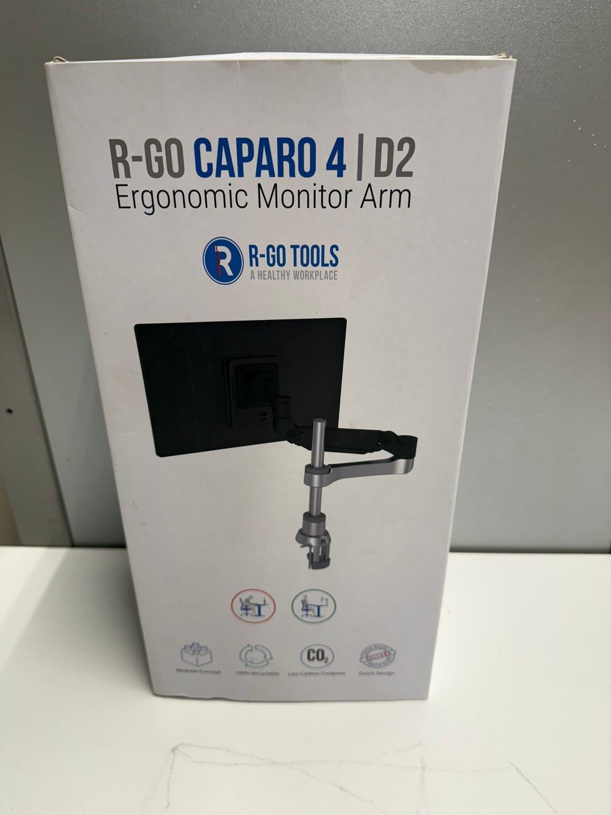R-Go Caparo 4 / D2 monitor arm. / ergonomic monitor arm, Onbekend, Nieuw, Ophalen of Verzenden, Onbekend