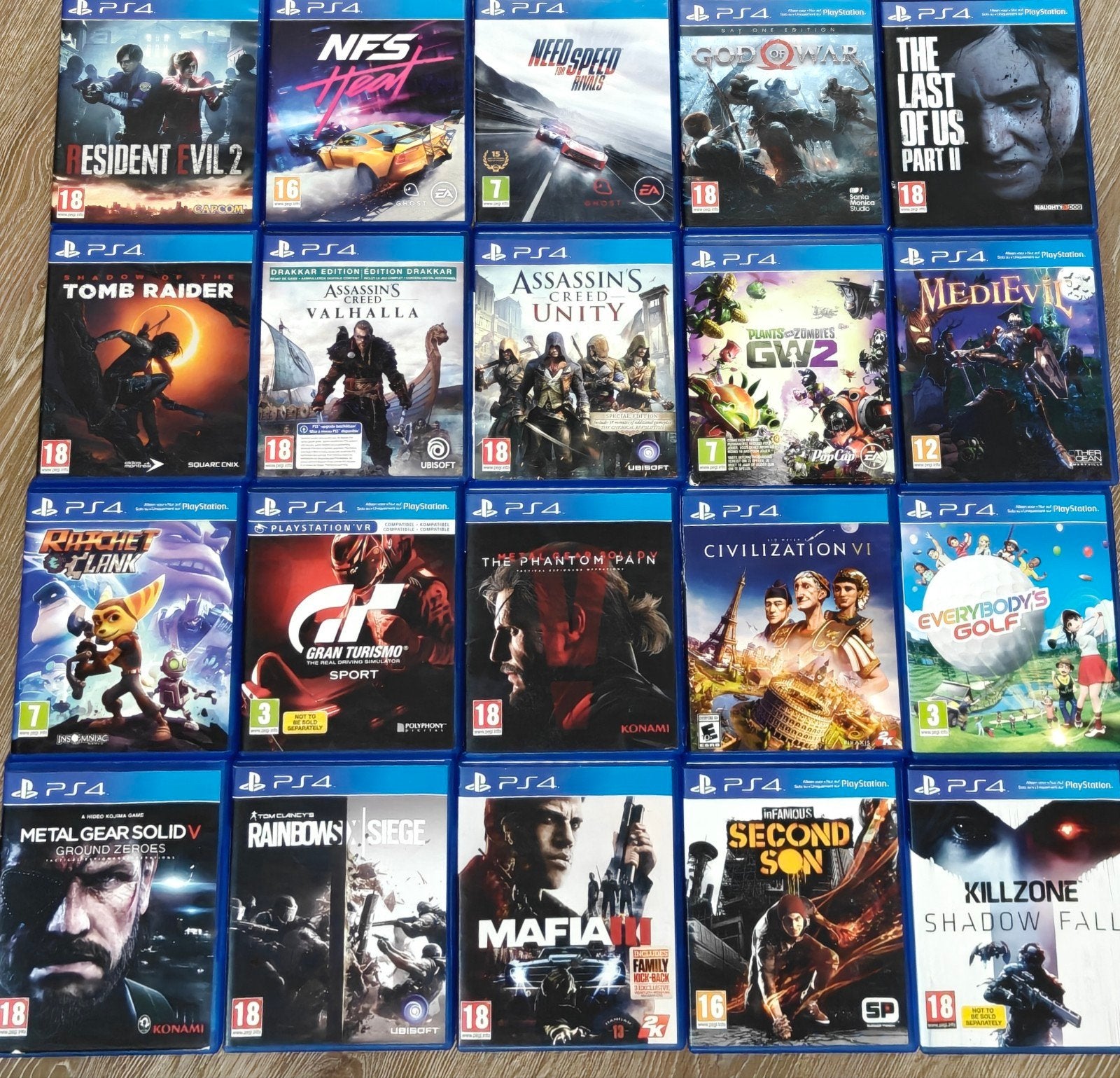 Diverse PlayStation 4 Games, Avontuur en Actie, Online, Gebruikt, Vanaf 18 jaar