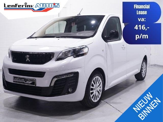 Peugeot Expert 2.0 HDI 180 pk L3 Dubbel Cabine Aut. Xenon, N, Auto's, Stof, Gebruikt, Euro 6, 4 cilinders