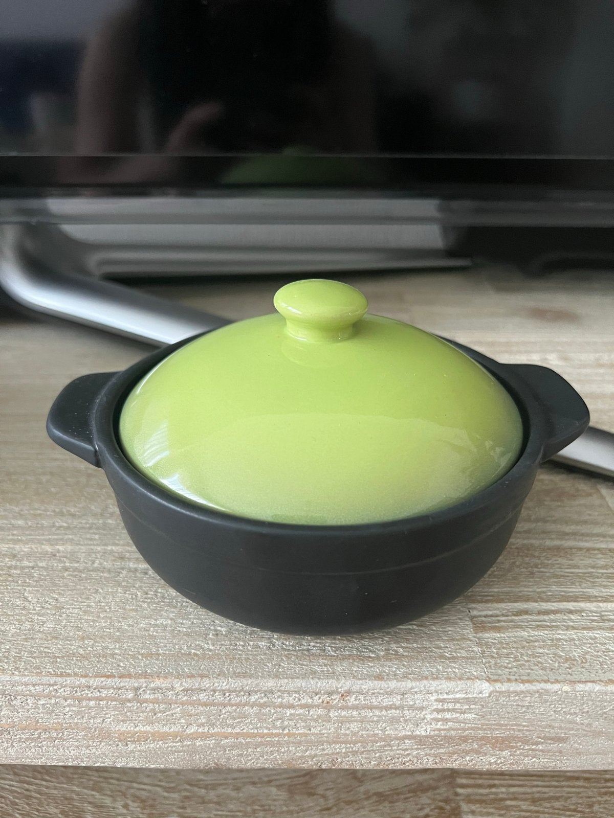 Mini stoofpotje/ovenschaaltje met deksel - 390 ml, Huis en Inrichting, Overige typen, Nieuw, Ophalen of Verzenden, Steen/keramiek