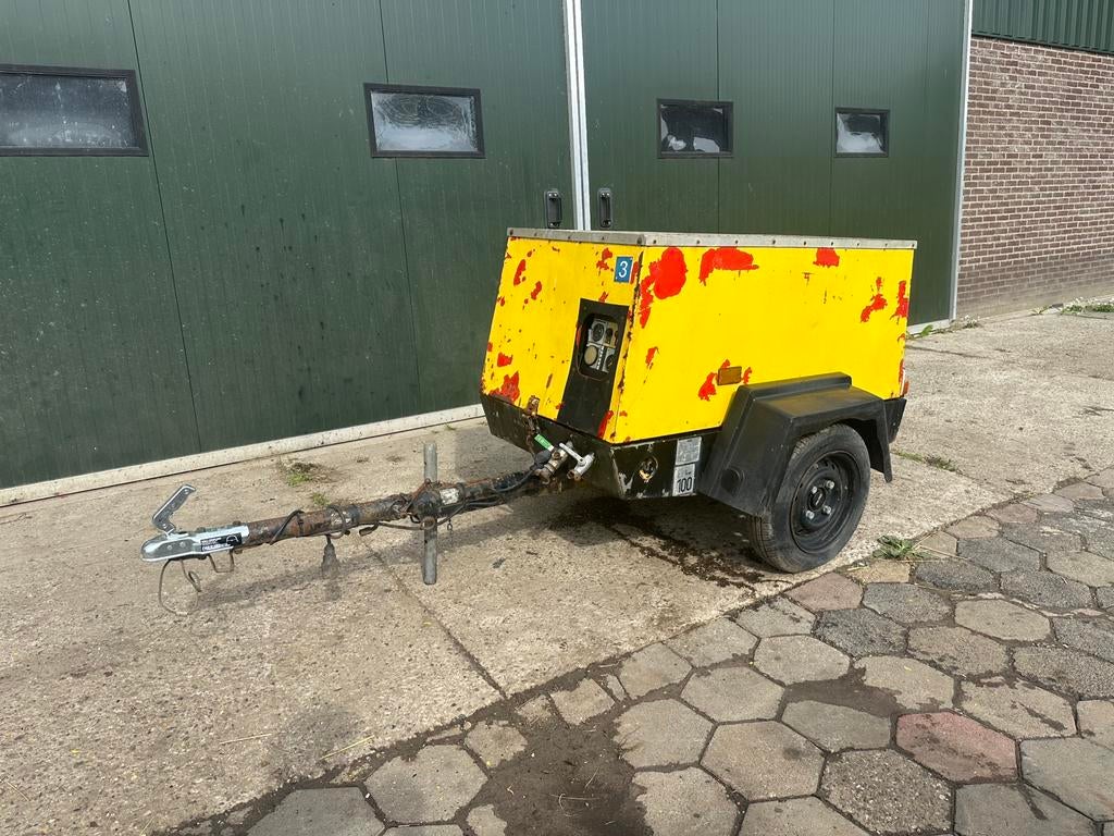 Kaeser M22 mobiele compressor kubota diesel, Ophalen