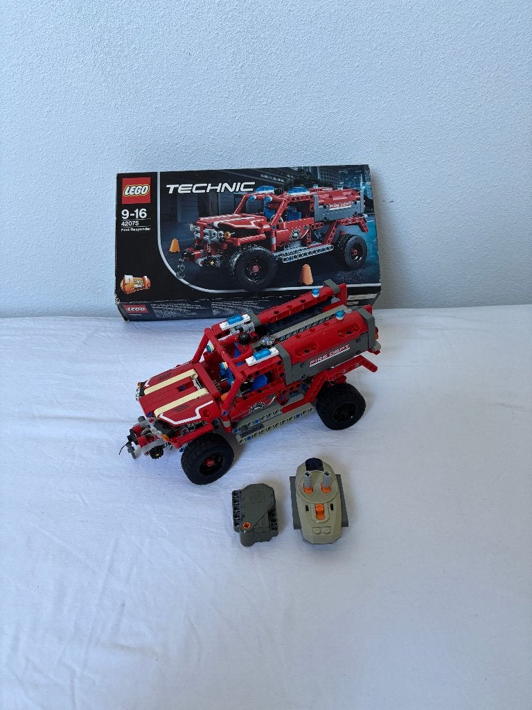 Lego Technic 42075 Brandweerwagen met afstandsbediening, Inclusief instructies, Gebruikt, Lego, Ophalen of Verzenden