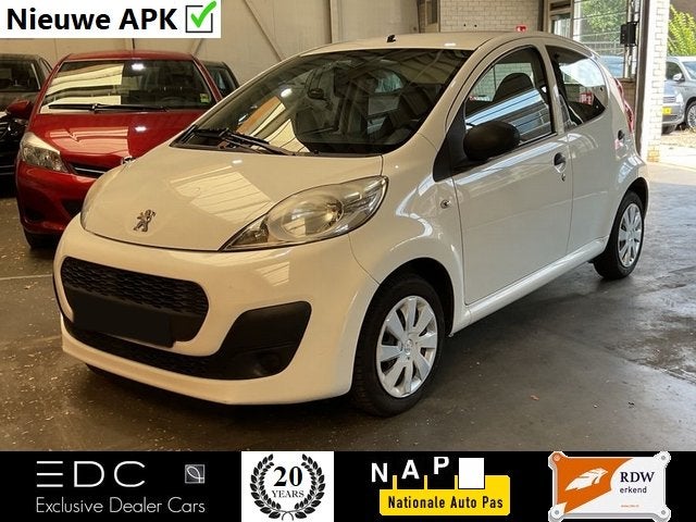 Peugeot 107 1.0 Airco | 5-Deurs | Facelift | NAP | 2e Eigena, Auto's, Voorwielaandrijving, Euro 5, Gebruikt, 4 stoelen