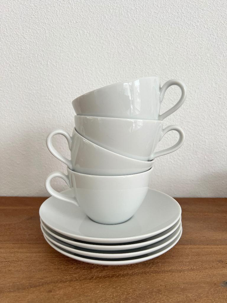 Alessi koffiekopjes + schotel by Stefano Giovanonni (Mami), Ophalen, Nieuw, Effen, Kop(pen) en/of Schotel(s)
