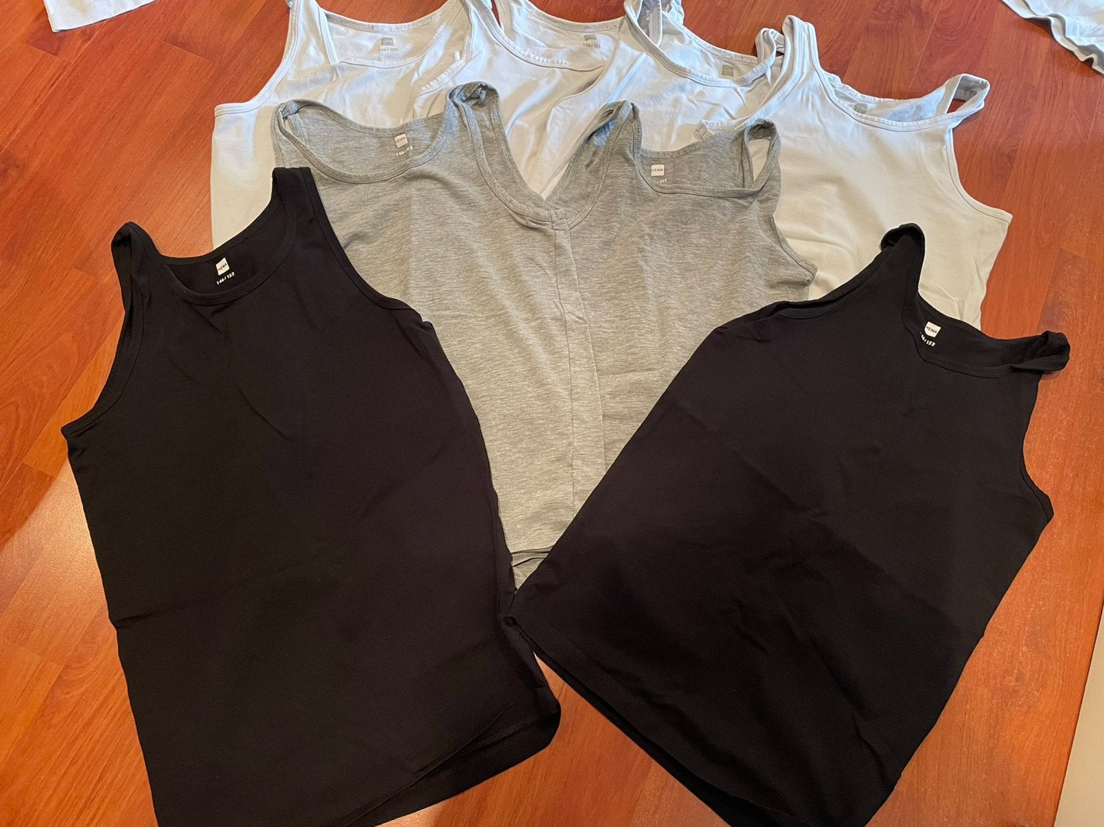 Hemdjes onderhemdje maat 146/152, 8 stuks, ZGAN, Ophalen of Verzenden, Zo goed als nieuw, Meisje, Nacht- of Onderkleding