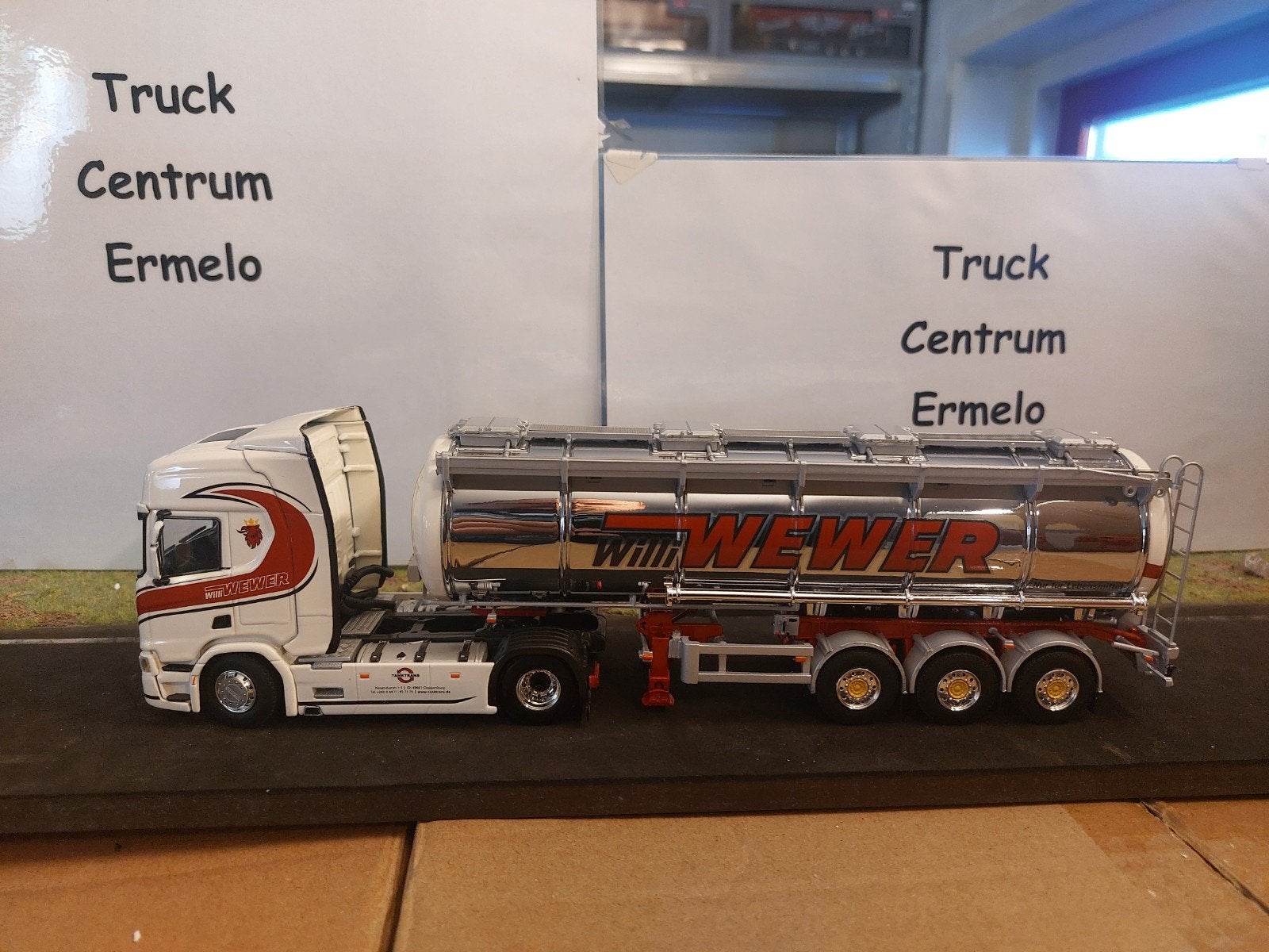 Willi Wewer; SCANIA R HIGHLINE CR20H 4x2 TANK TRAILER - 3 AX, Ophalen of Verzenden, Nieuw, Bus of Vrachtwagen, Wsi