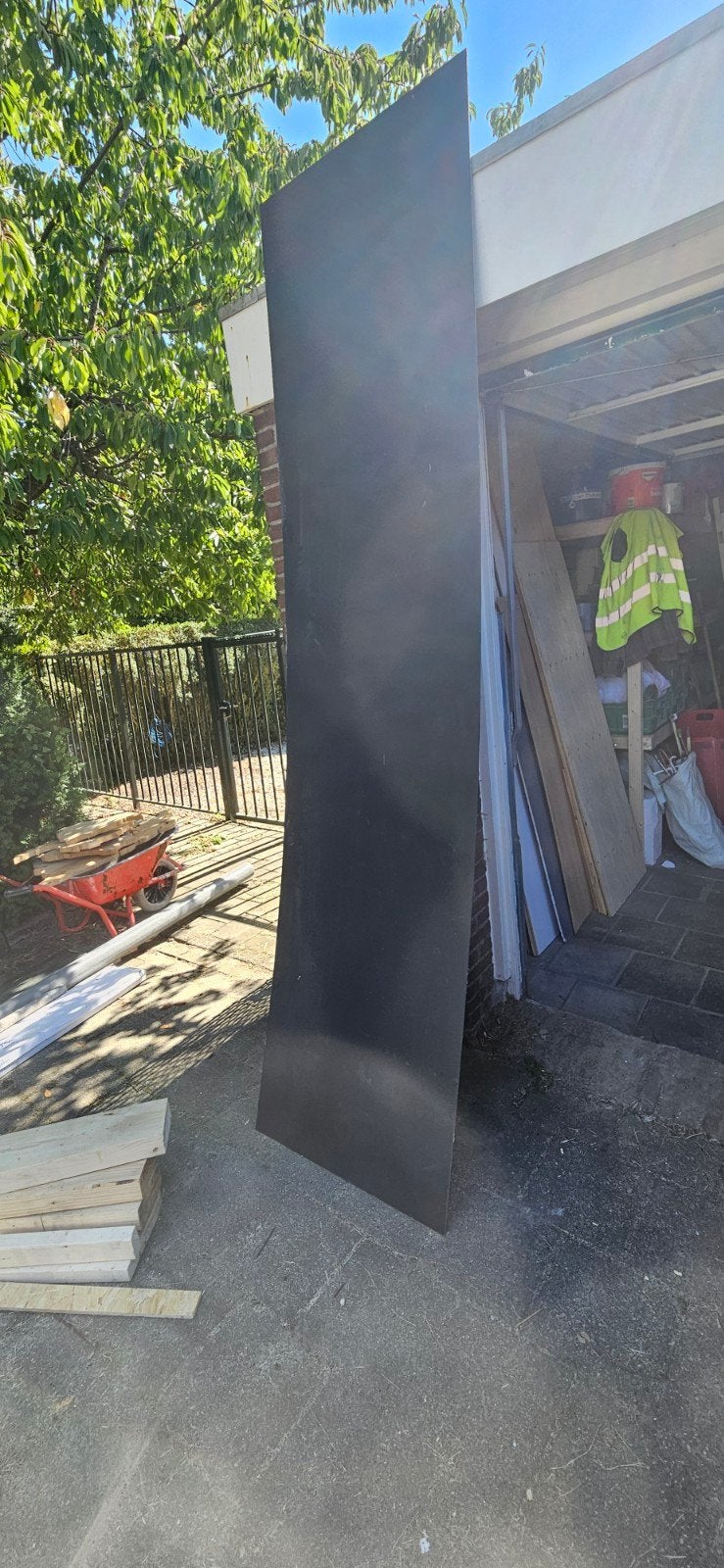 Trespa plaat 3050x755mm RAL7016, Ophalen, Minder dan 25 mm, Overige typen, Zo goed als nieuw
