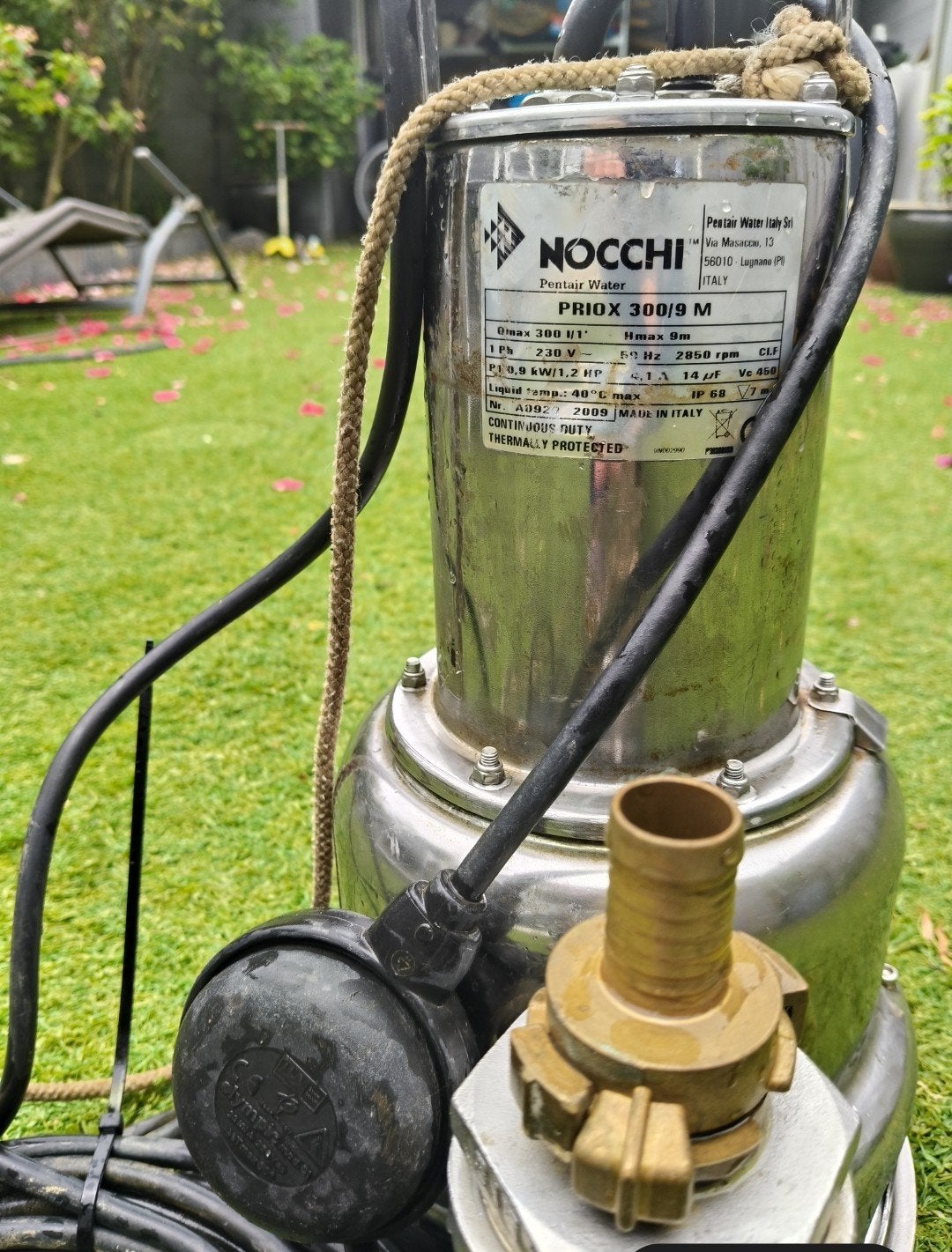 PRIOX 300/9

Dompel pomp 1,2 HP, Ophalen of Verzenden, Dompelpomp