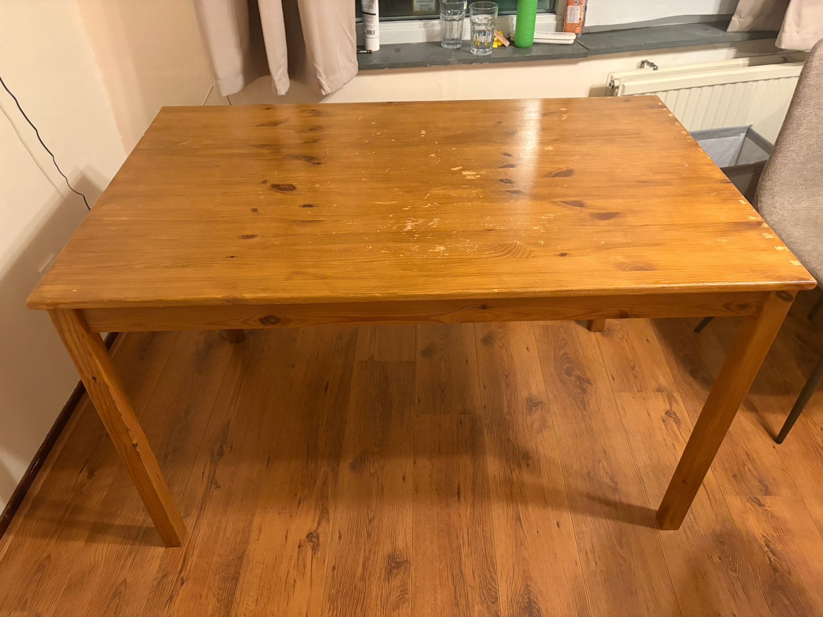 Tafel 120 x 75 cm, Ophalen, 100 tot 150 cm, 50 tot 100 cm, Zo goed als nieuw