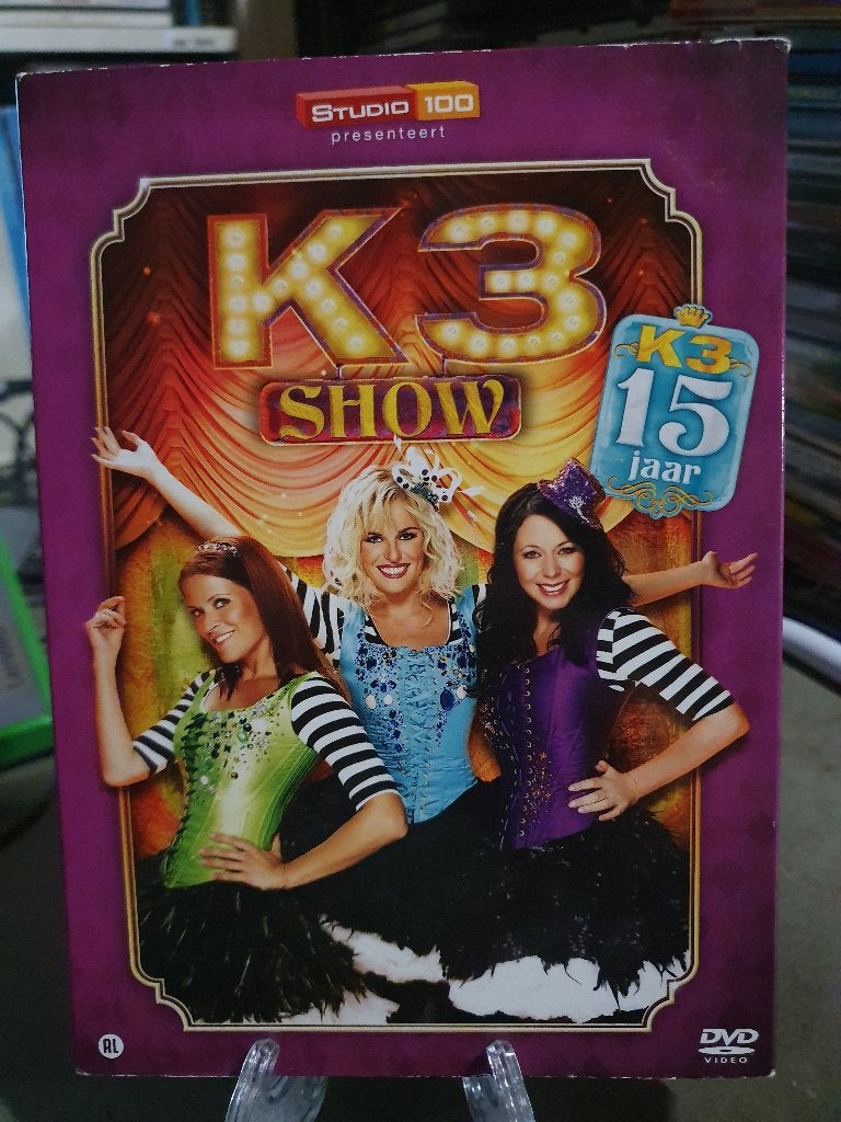 K3  show 15 jaar DVD, Alle leeftijden, Ophalen, Zo goed als nieuw