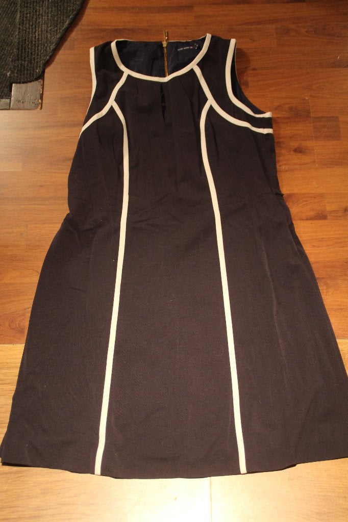 Jurk donkerblauw river woods, Blauw, Maat 42/44 (L), Ophalen of Verzenden, Knielengte