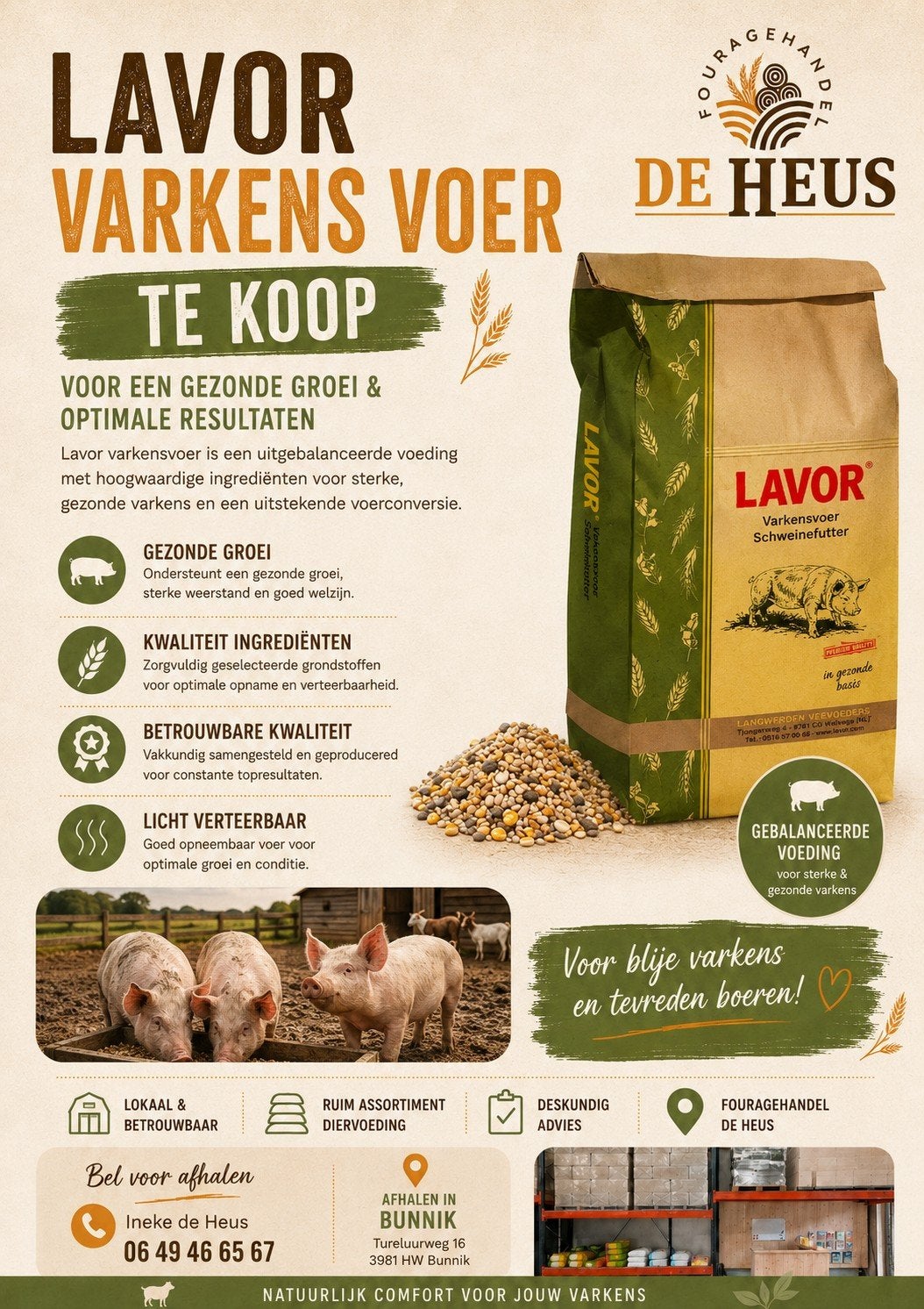 Varkens voer te koop, Ophalen of Verzenden, Nieuw, Overige typen