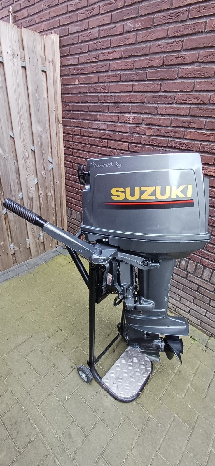 Suzuki 30 pk 3-cilinder autolube buitenboordmotor, Ophalen, Gebruikt