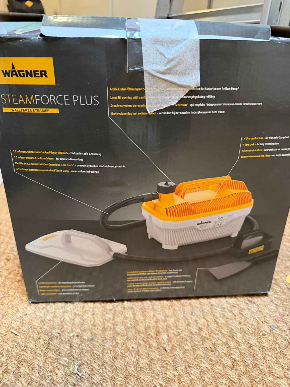 WAGNER SteamForce Plus Behangafstomer z.g.a.n., Ophalen of Verzenden, Zo goed als nieuw