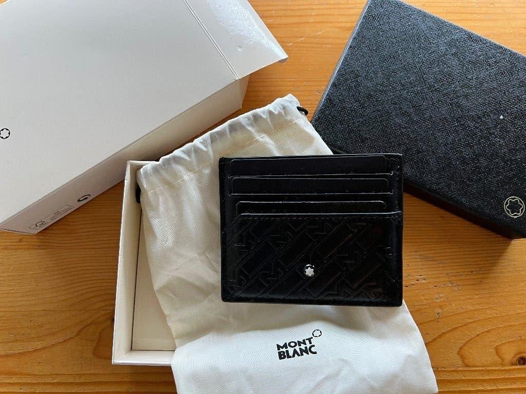 Mont Blanc 6cc portomonnee NIEUW, Sieraden, Tassen en Uiterlijk, Portemonnees, Overige merken, Zwart, Nieuw, Ophalen of Verzenden