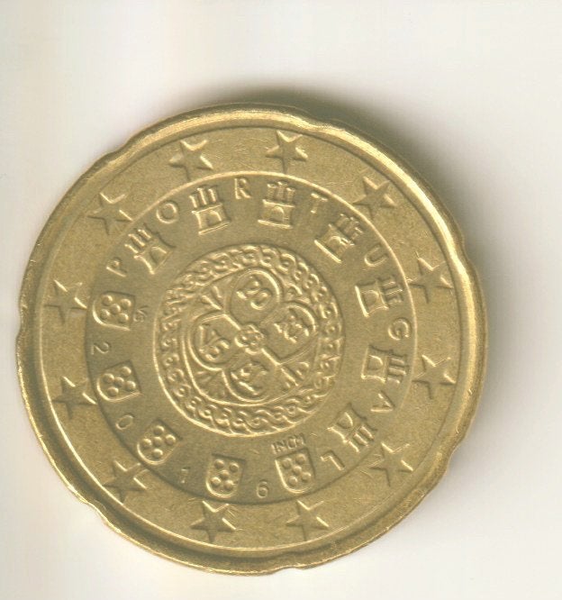 20 cent 2016 Portugal, Verzenden, Portugal, 20 cent