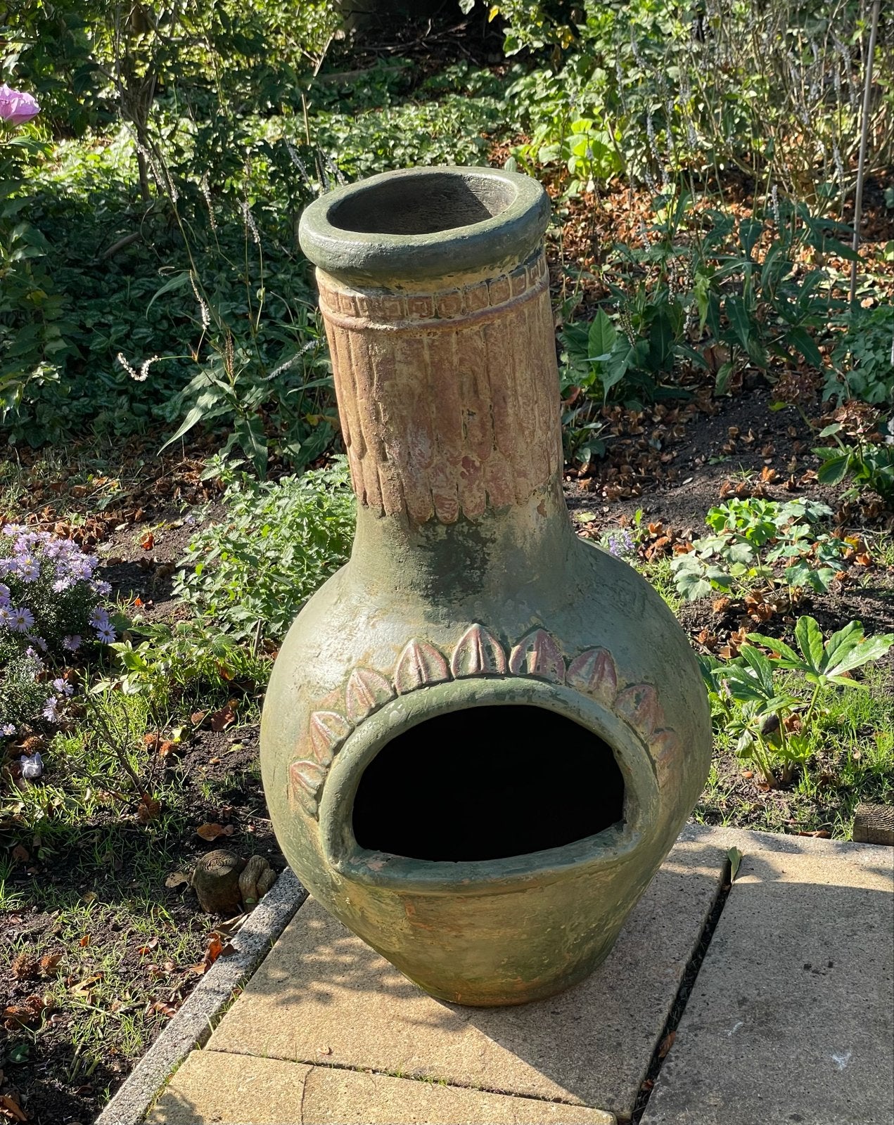 Mooie kleurige vuurpot, Tuin en Terras, Ophalen, Gebruikt, Vuurkorf