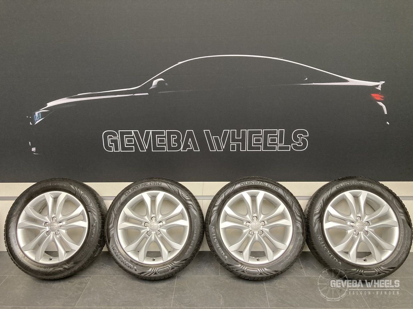 19” originele Audi Q5 / SQ5 velgen + allseason banden 5x112, Auto-onderdelen, Banden en Velgen, 19 inch, Gebruikt, -, -