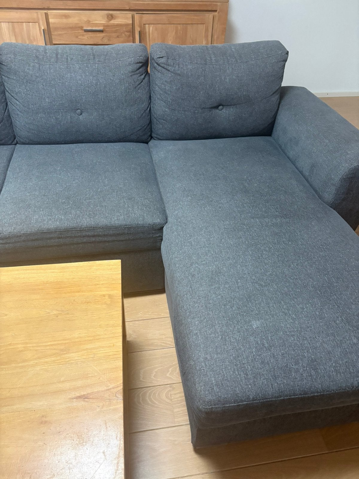 Jysk VEJLBY sofa bed, Ophalen, 250 tot 300 cm, 100 tot 125 cm, Zo goed als nieuw