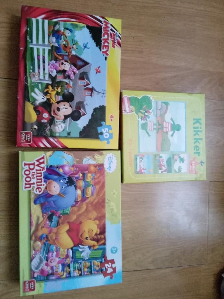 3 puzzels, Ophalen, Gebruikt