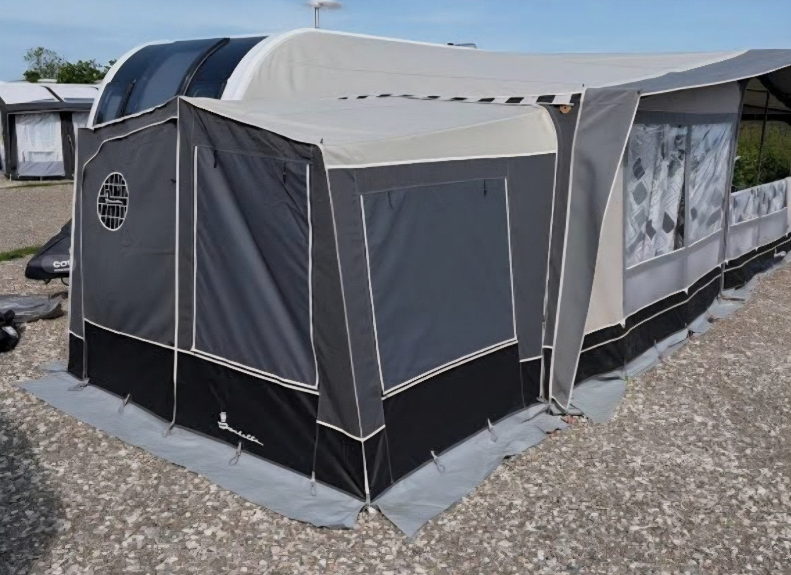 Isabella annex 250 grey uitbouw aanbouw compleet, Caravans en Kamperen, Ophalen, Zo goed als nieuw