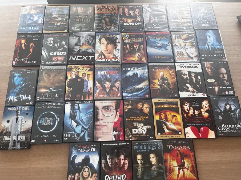 36x DVD Actie Avontuur Speelfilm Drama Thriller Horror, Vanaf 16 jaar, Ophalen of Verzenden, Gebruikt
