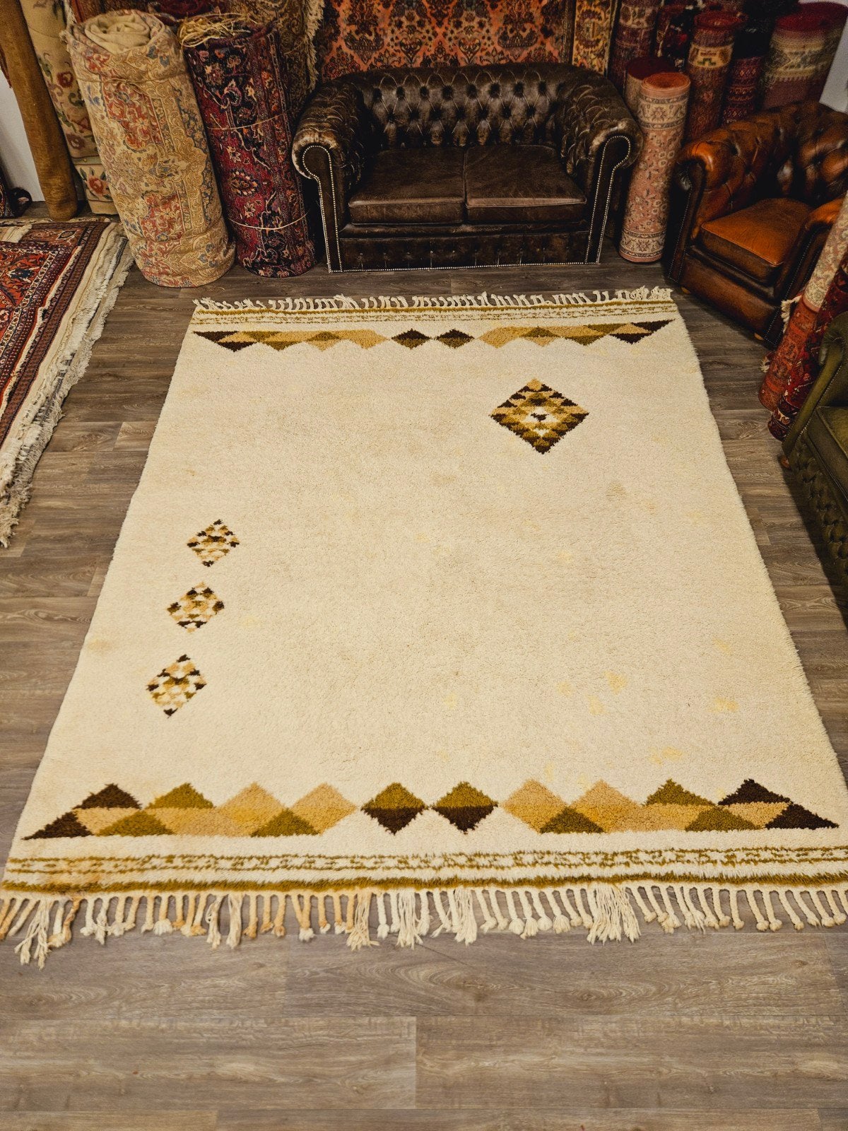 Handgeknoopt Berber Tapijt. UITVERKOOP!, Huis en Inrichting, 200 cm of meer, Ophalen of Verzenden, Zo goed als nieuw, 200 cm of meer