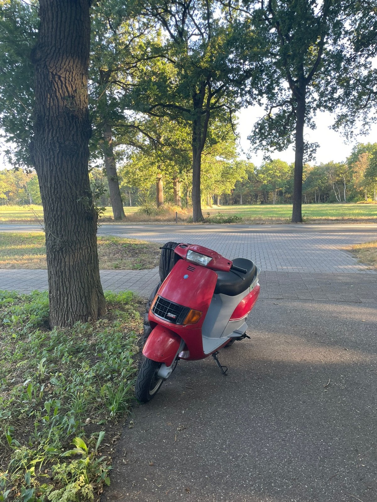 Piaggio quartz met brom kenteken, Ophalen, Tweetakt, Maximaal 45 km/u, Zip