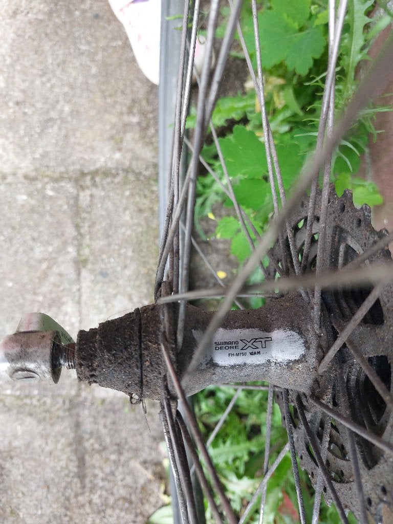 Shimano XT FH-M750 Achterwiel, Fietsen en Brommers, Fietsonderdelen, Ophalen of Verzenden, Gebruikt, Wiel, Shimano XT