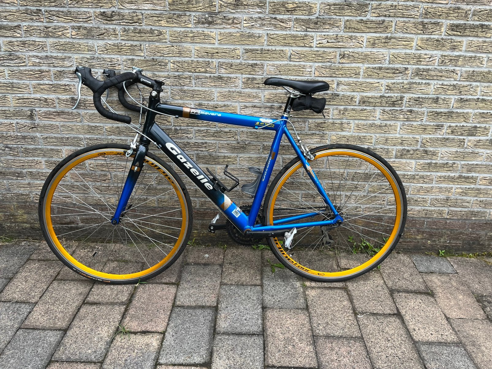 Gazelle Primavera racefiets framemaat 56, Fietsen en Brommers, Ophalen, Gebruikt, Velgrem, Aluminium