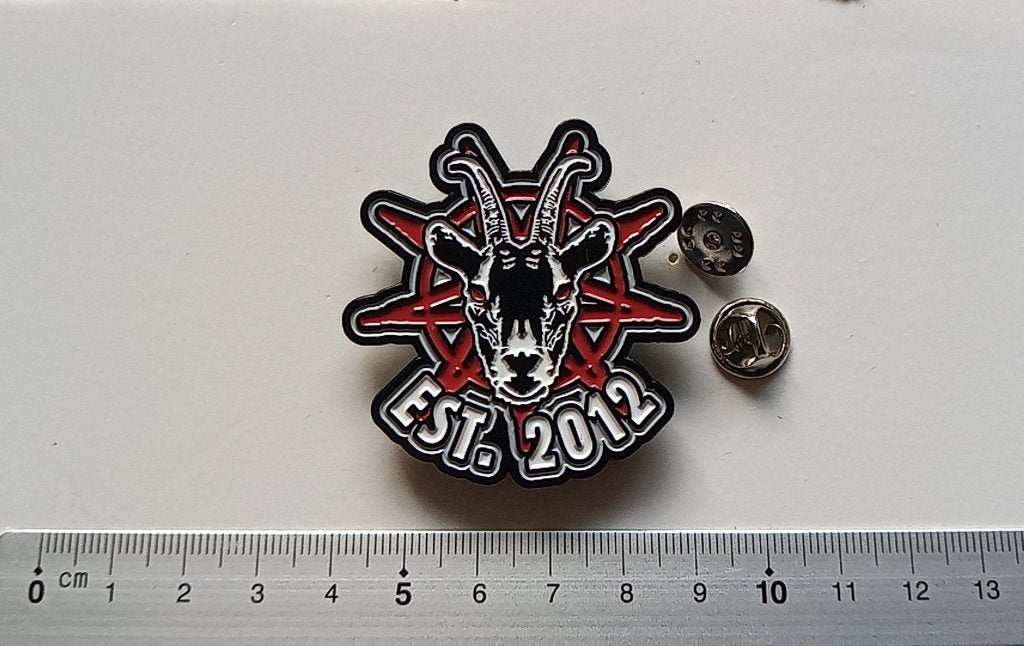 Slipknot zeer mooie shaped goat pin badge speld est 2012, Verzenden, Nieuw, Overige typen