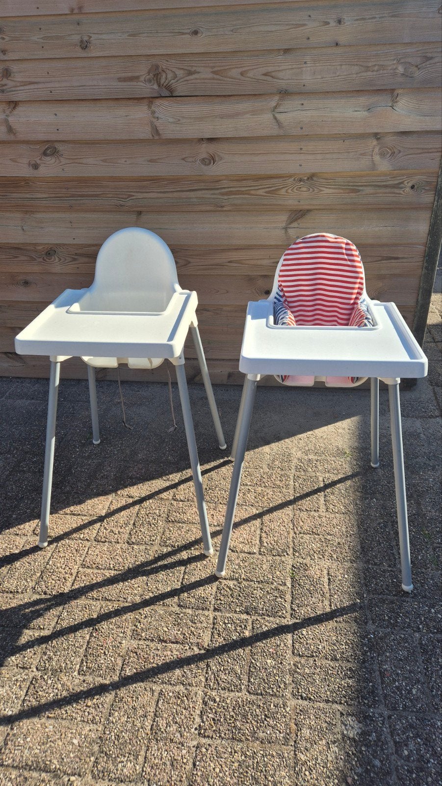 2 IKEA kinderstoelen met eetblad en stoelverkleiner, Ophalen, Gebruikt, Overige typen, Afneembaar eetblad
