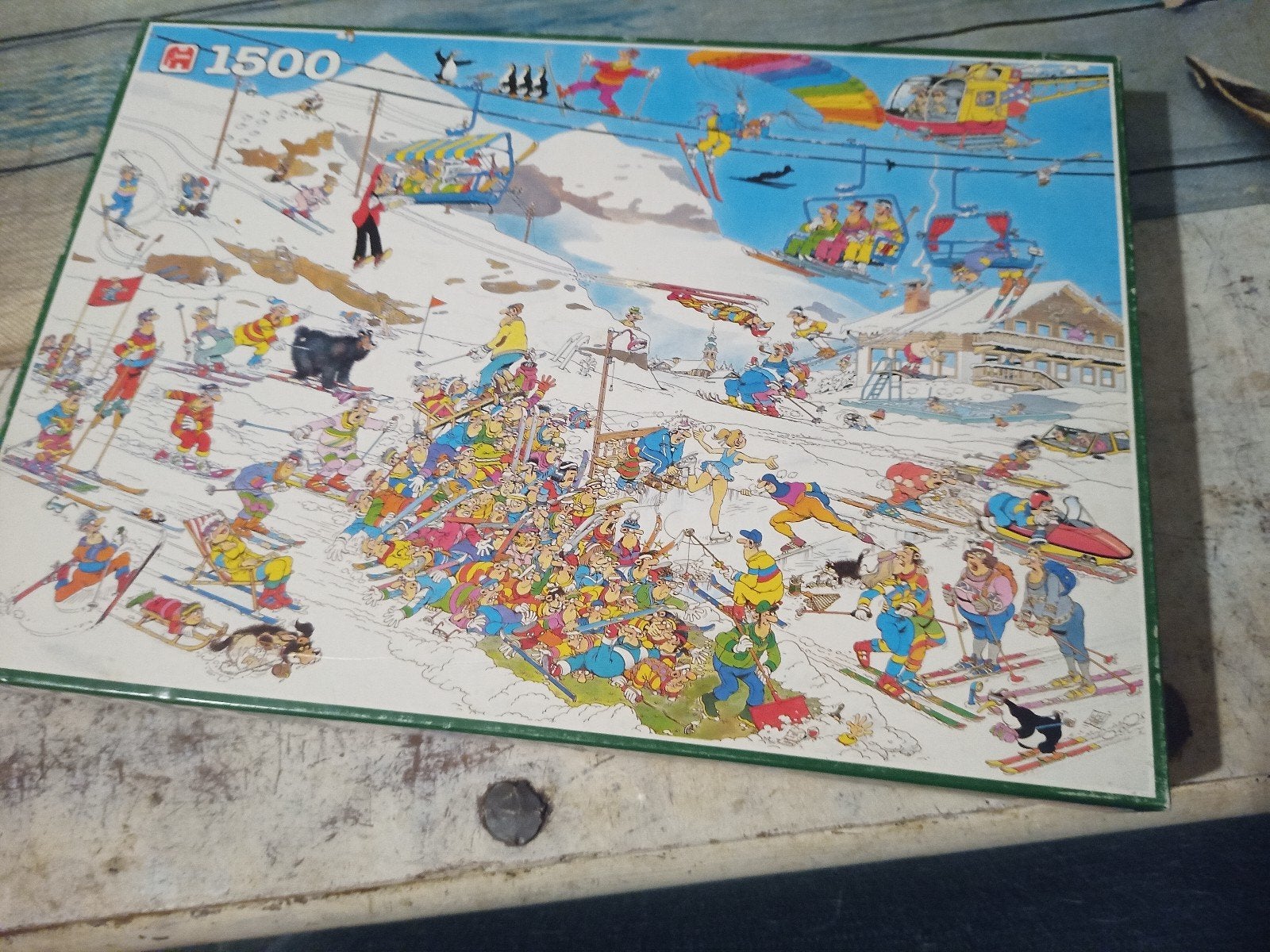 Jan van Haasteren 'Wintersport' Puzzel - 1500 stukjes