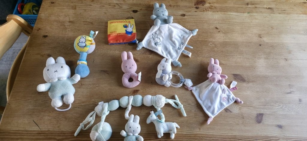 Lief Nijntje Baby Pakket – Muziekhanger, Knuffeldoekjes, Gebruikt, Overige merken, Konijn, Nijntje