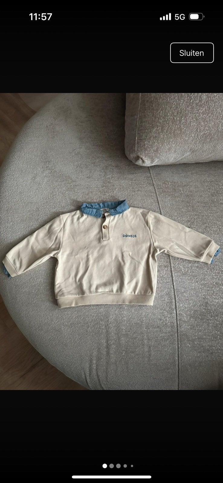 Trui donsje, Kinderen en Baby's, Kinderkleding | Maat 92, Ophalen of Verzenden, Zo goed als nieuw, Jongen, Trui of Vest