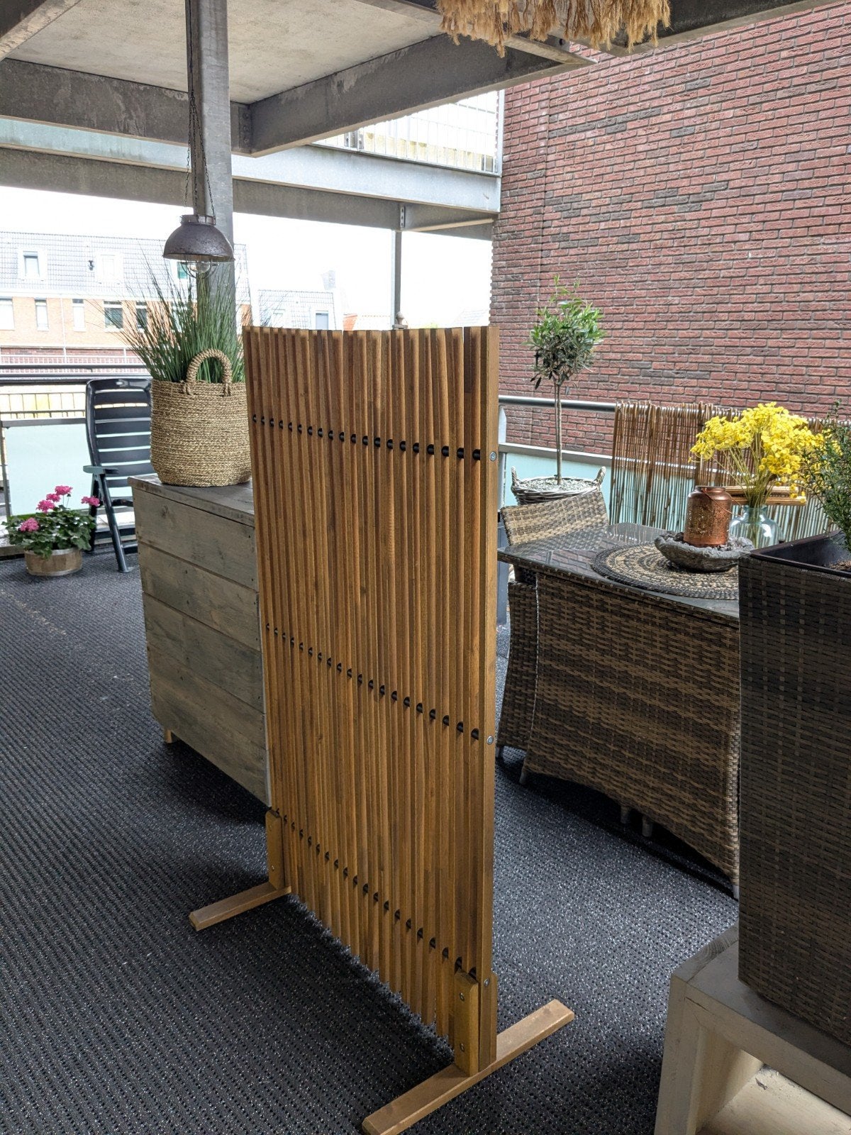 Tuinscherm, Tuin en Terras, Schuttingen, Ophalen, Hout, Minder dan 3 meter, 1 tot 2 meter